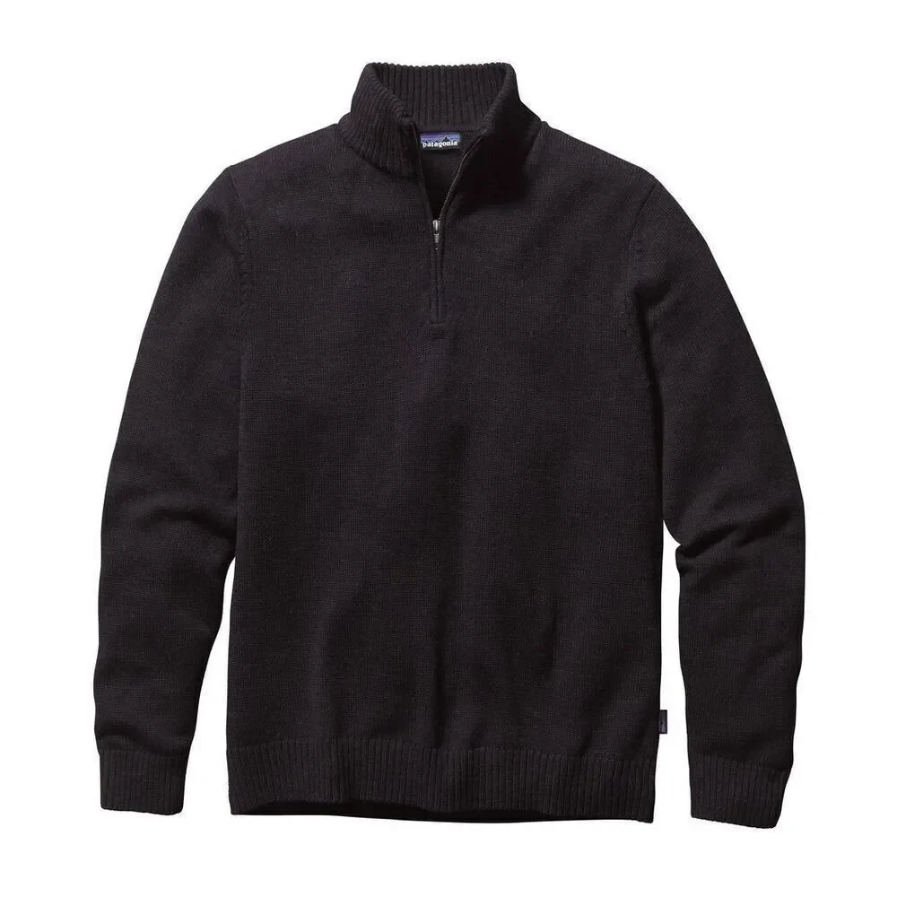 ✨Patagonia Men’s Black M's Merino 1/4-Zip Sweater✨